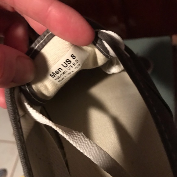 Gray Women’s Vans - Picture 2 of 2